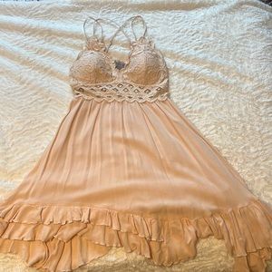 Cream Boho dress
